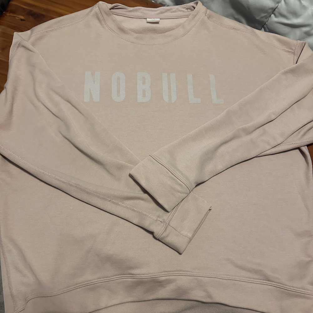 NOBULL unisex light blush pink  Crewneck Sweatshirt